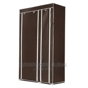 Fabric Wardrobe Brown