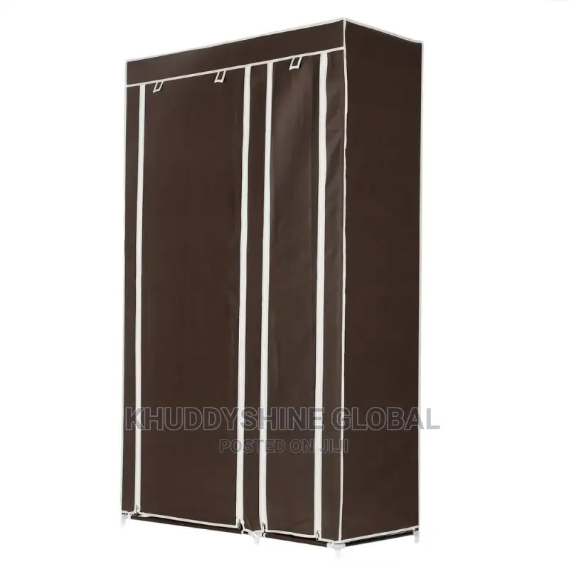Fabric Wardrobe Brown