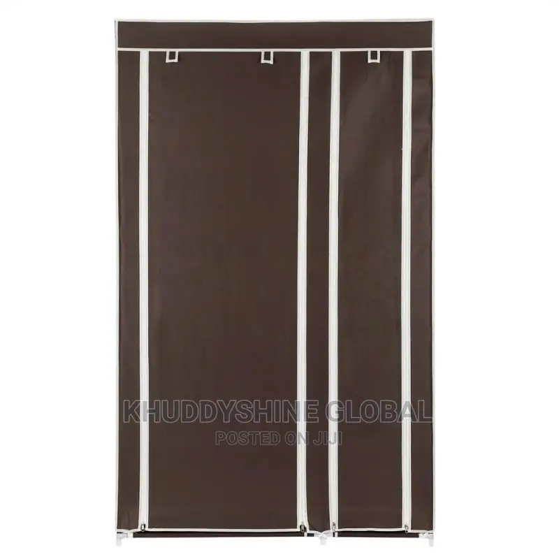 Fabric Wardrobe Brown