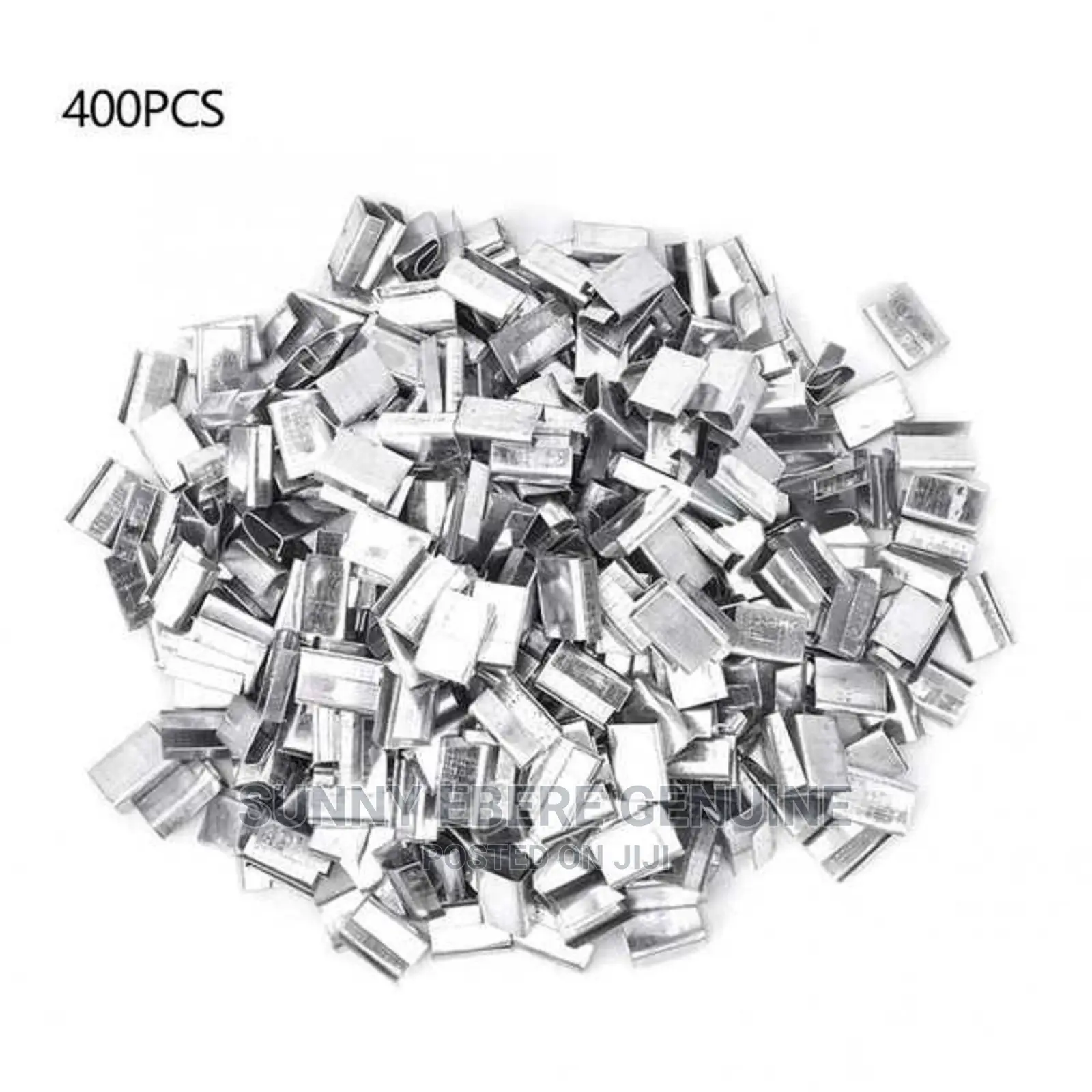 400pcs Open Type Zinc Plated Steel Strapping Seals