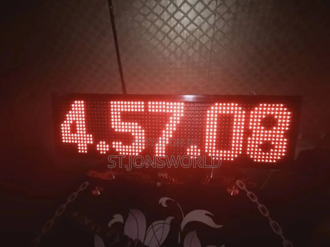 Led Digital Scrolling Signage