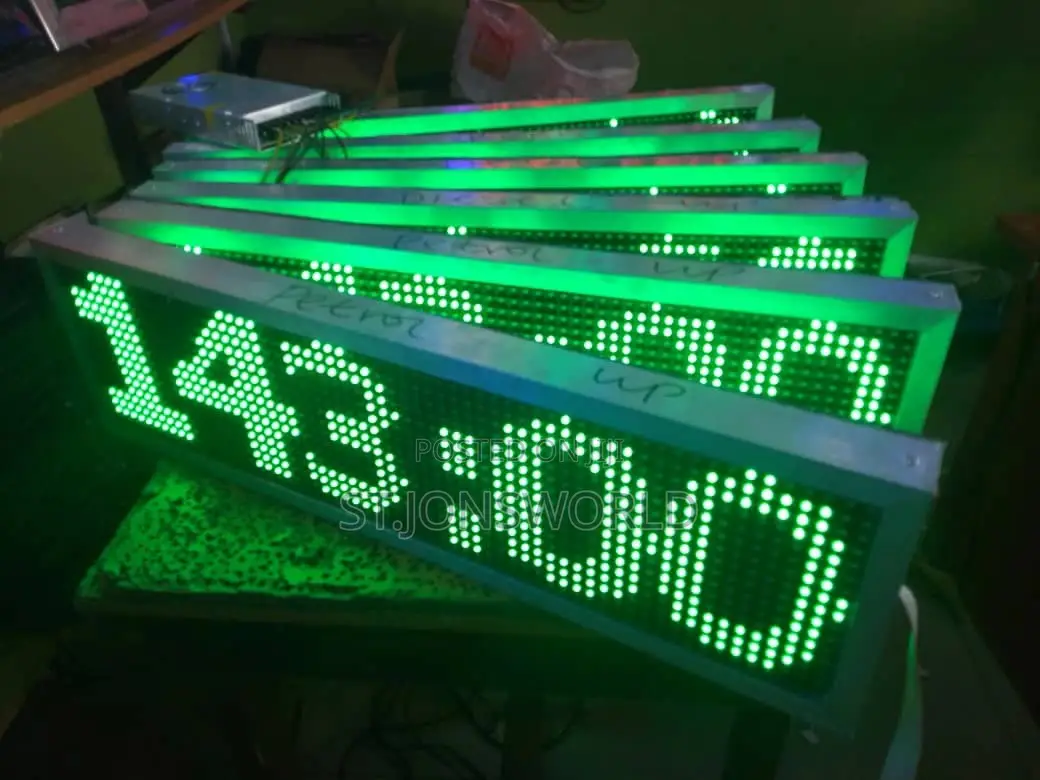 Led Digital Scrolling Signage