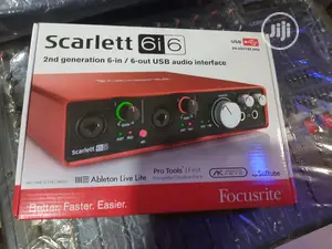 Scarlett Sound Card 6!6 2nd Generation