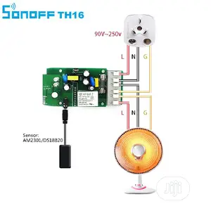 Sonoff TH16 Wifi Temp and Humidity Sensor Switch+Si7021 RF