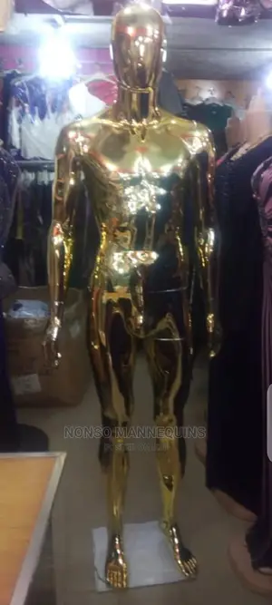 Gold Clothes Mannequins