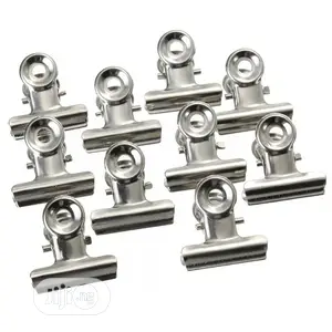 Affordable 10 PCS Silver Tone Metal Office Paper Document