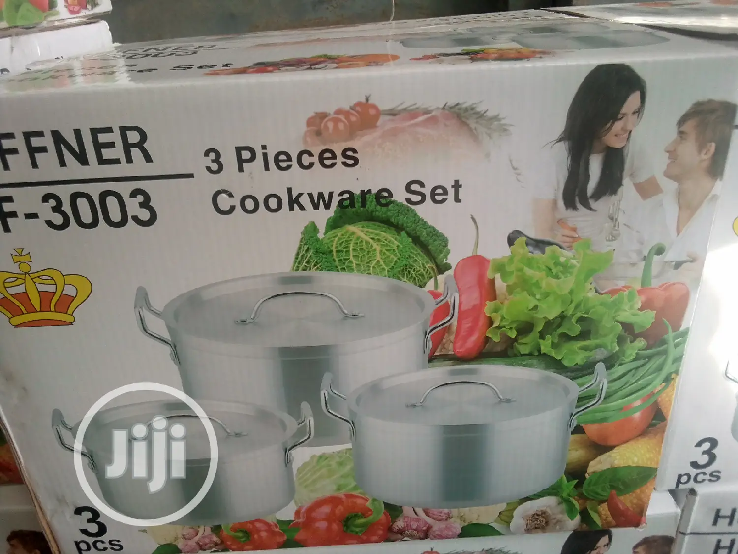 Hoffner 3 Sets Aluminium Cooking Pot