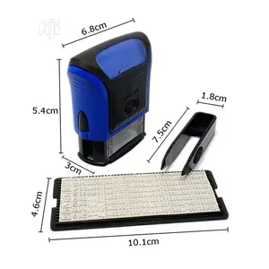 Rubber Stamp Kit DIY Personalized Customized Self-Inking