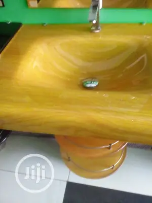 Wash Hand Basinbrown.Gold