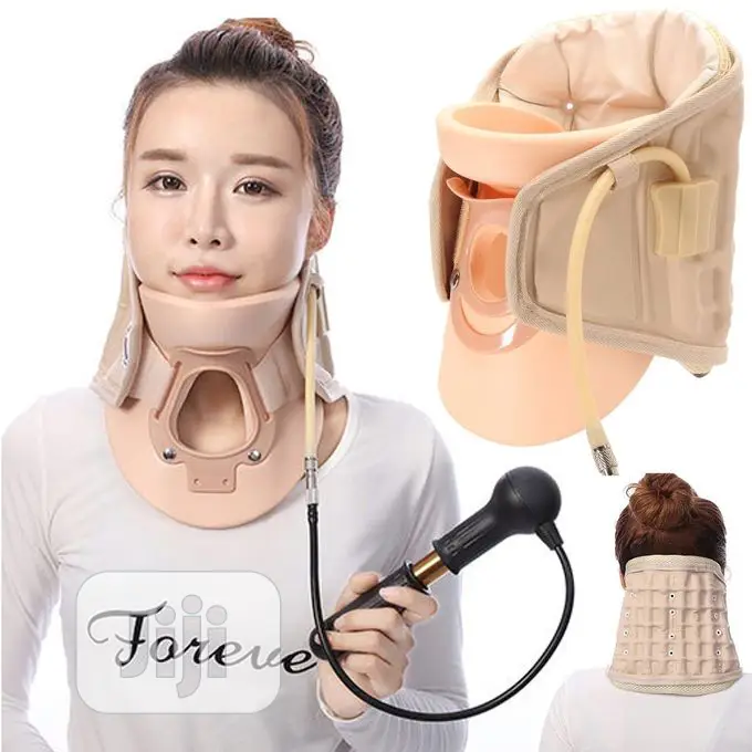 Brace Support Cervical Collar Air Traction Therapy Massager