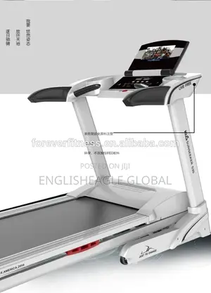 German Commercial 4hp Treadmill With Massager Dumbbell