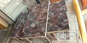 Wooden Central Table With 4 Side Steel