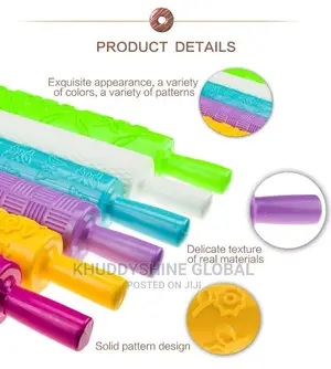 Pattern Embrosser Rolling Pin
