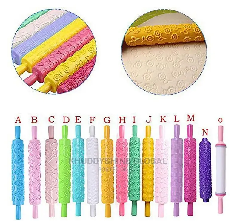 Pattern Embrosser Rolling Pin