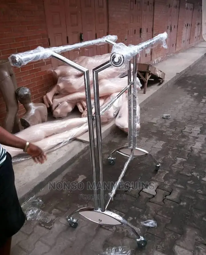 Y Shape Or Double Garments Racks
