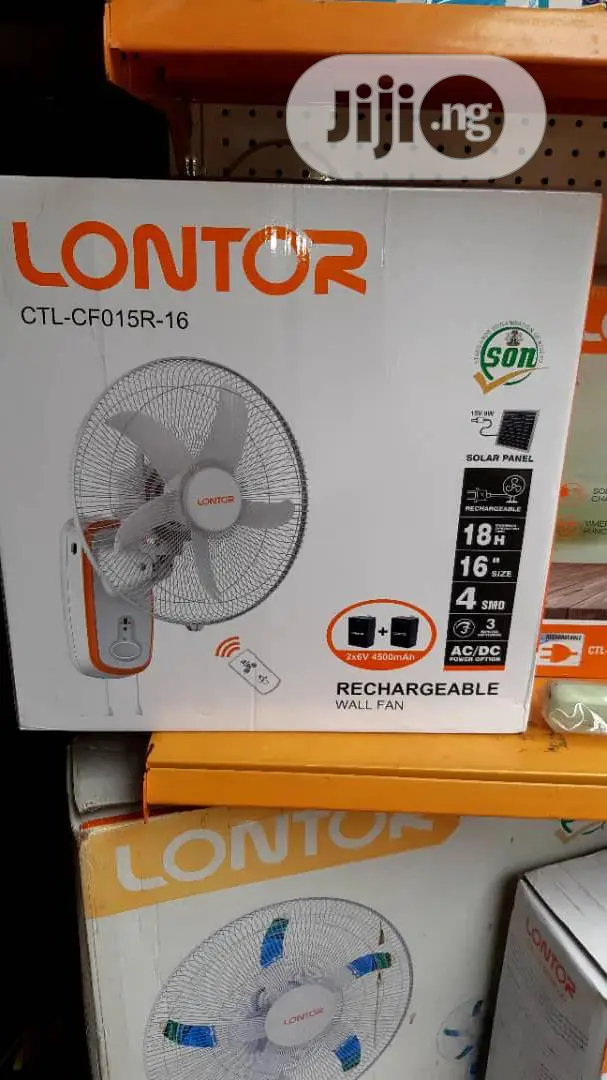 16"Rechargeable Wall Fan