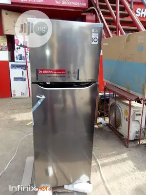 Brand New LG INVERTER,Double Door Fridge 222L,Silver Color,