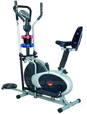 American Fitness Orbitrac Bike With Dumbbell Twister