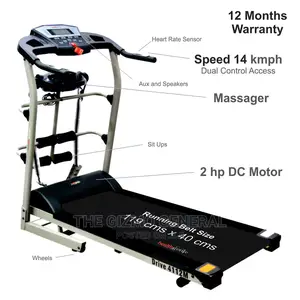 American Fitness 2hp Treadmill With Massager, Incline Mp3