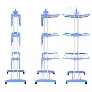Mobile Multipurpose Cloth Dryer Clothes Rack Clothes Hanger
