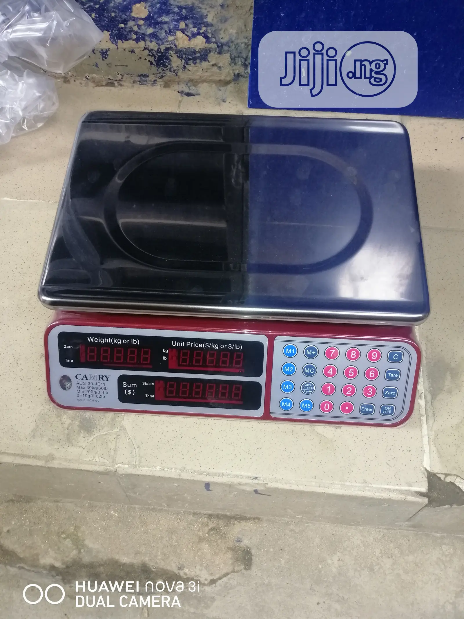 Camry 30kg Digital Scale
