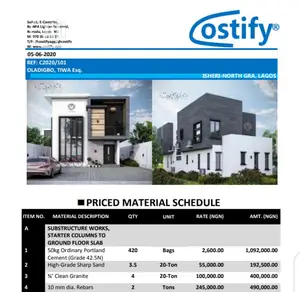 QS, Project Costing, BOQ, Schedules - Costify