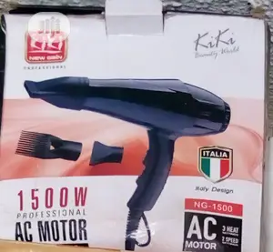 Kiki Hand Hair Dryer- 1500W - Black