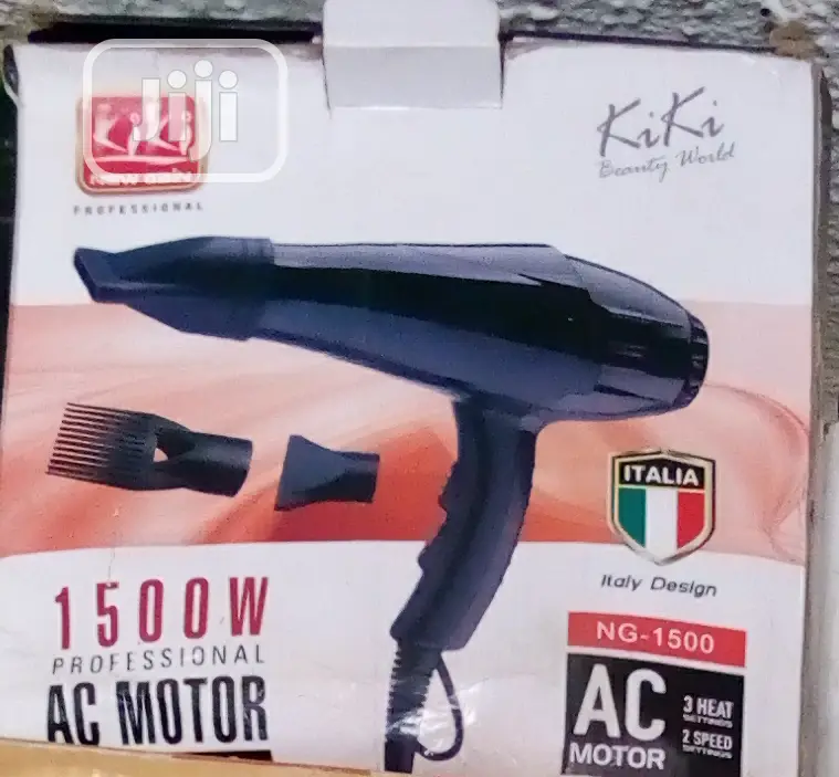 Kiki Hand Hair Dryer- 1500W - Black