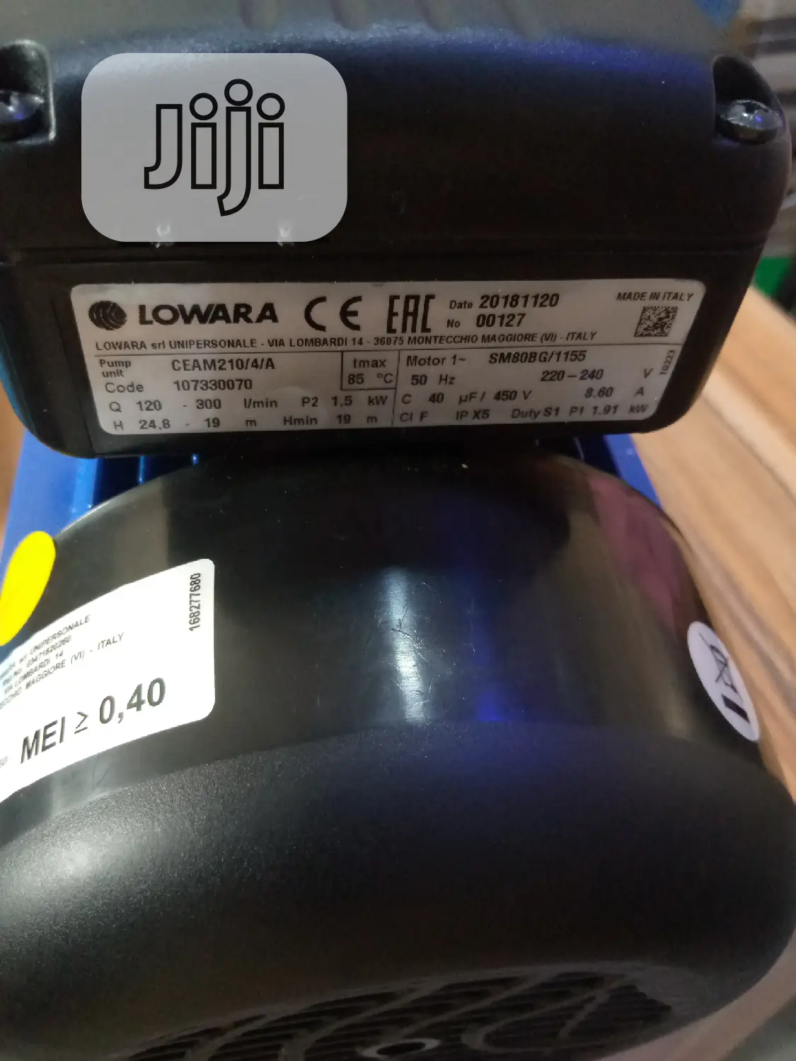 Lowara Surface Pump Type 1.5kw /2hp Single Phase