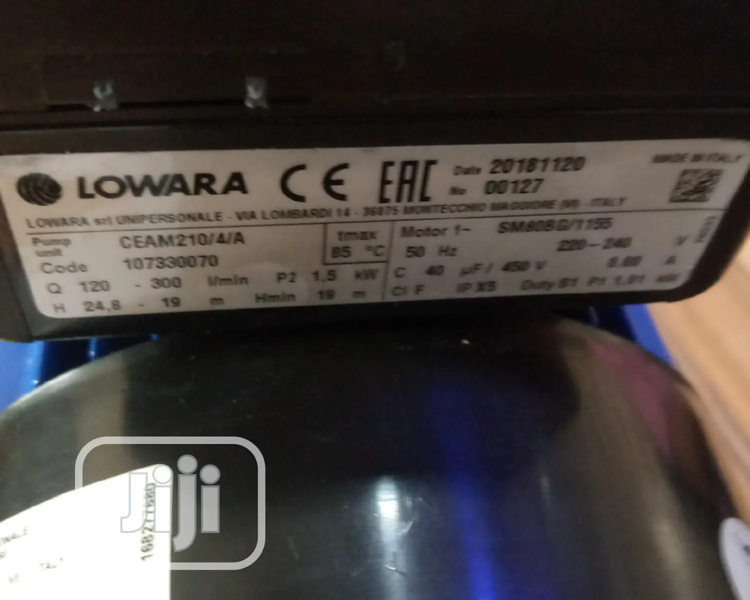 Lowara Surface Pump Type 1.5kw /2hp Single Phase