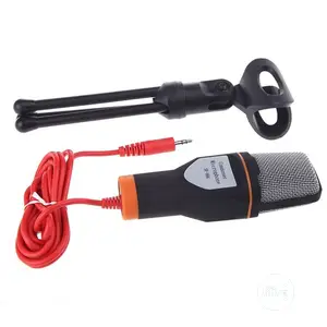 Professional Microphone Jack 3.5mm Condenser Mic With Tripod