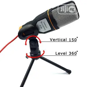 Studio Broadcasting Condenser Microphone Mini Tripod For PC