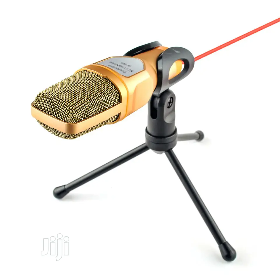 Studio Broadcasting Condenser Microphone Mini Tripod For PC