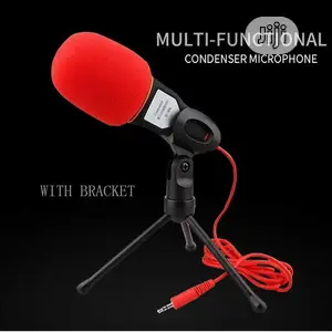 Studio Broadcasting Condenser Microphone Mini Tripod For PC