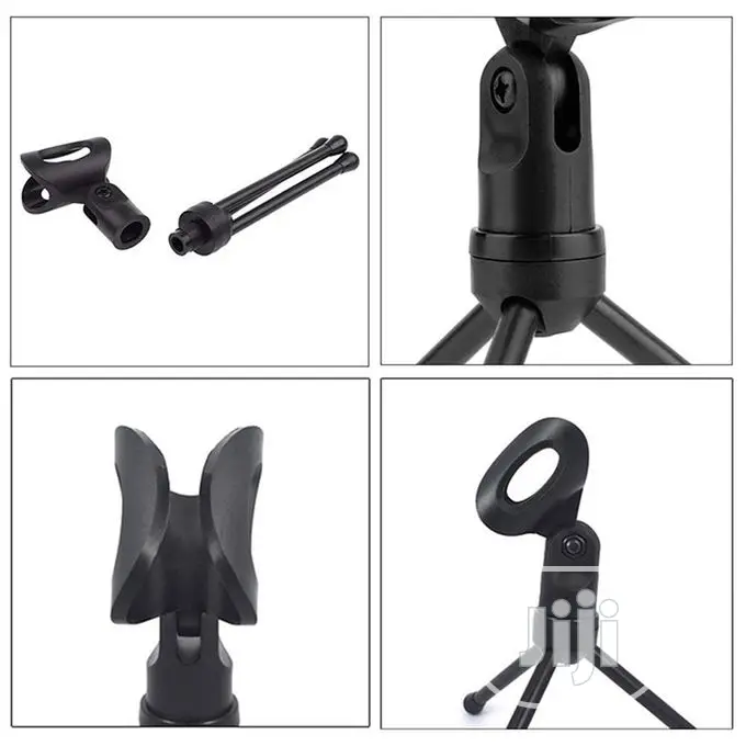 Studio Broadcasting Condenser Microphone Mini Tripod For PC