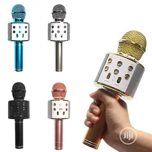 Karaoke Microphone for Phone Bluetooth With Speaker Mic