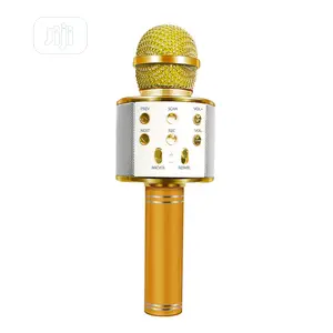 Karaoke Microphone for Phone Bluetooth With Speaker Mic
