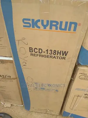 Brand New Skyrun Refrigerator Bcd-138hw Double Door