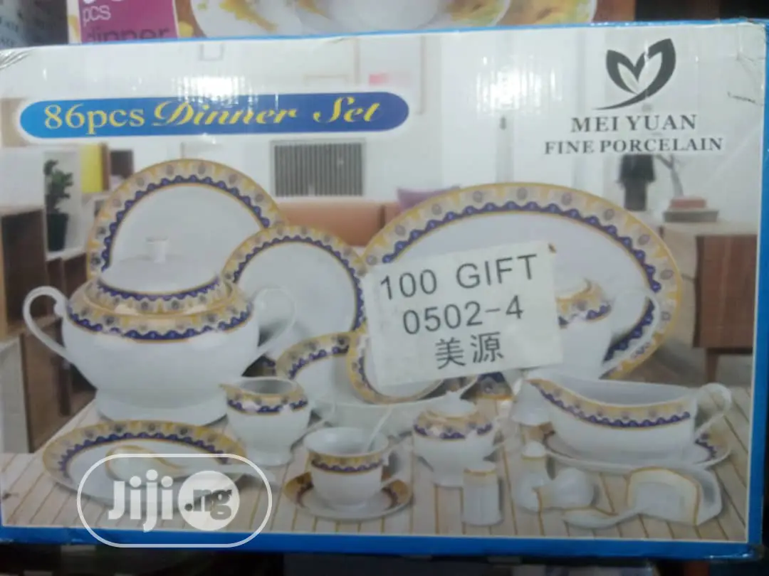 86 Pieces Fish Bone China Dinner Set