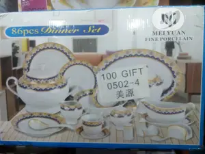 86 Pieces Fish Bone China Dinner Set