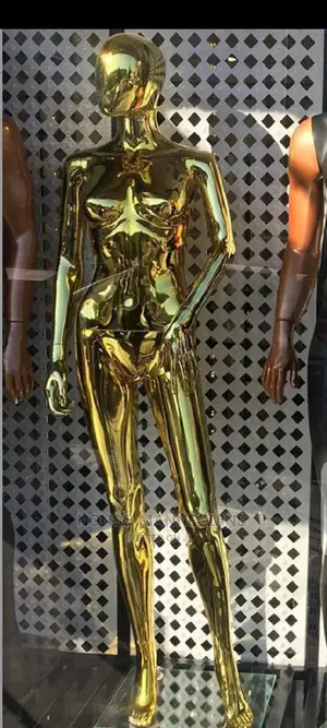 Chrome Size 10 Female Gold Mannequins