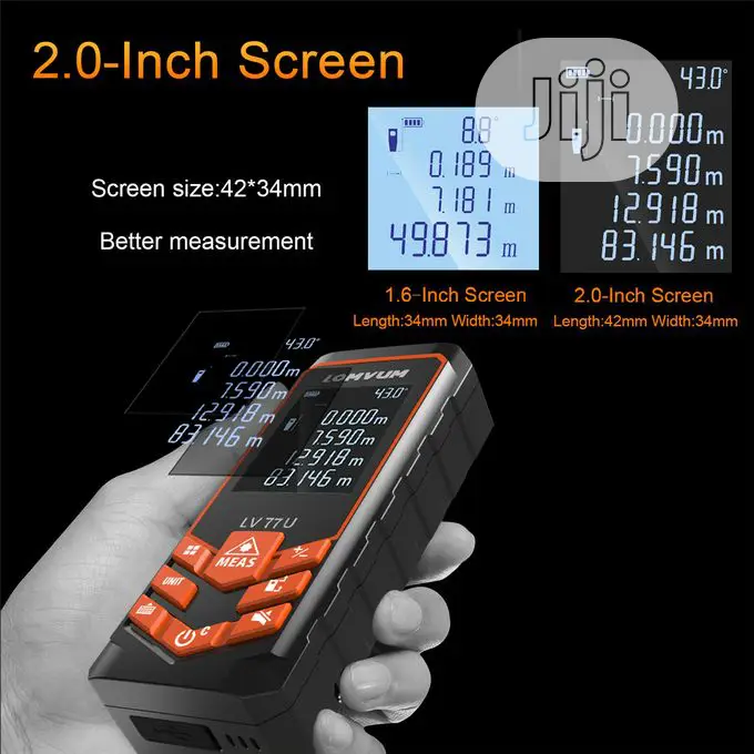 Laser Distance Meter Digital Measure - 120M