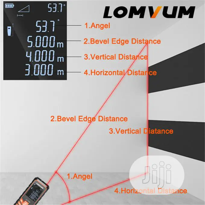 120M Electronic Analysis Measuring Laser Rangefinder Meter