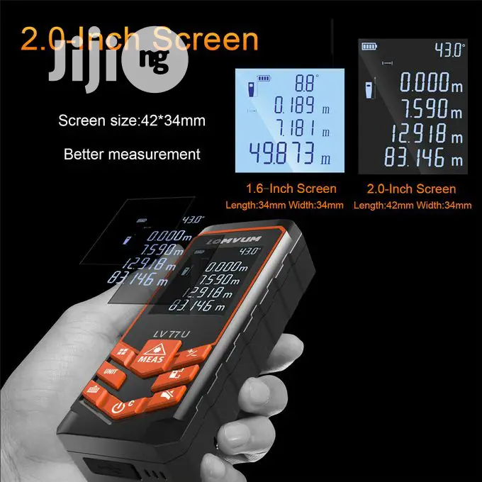 120M Electronic Analysis Measuring Laser Rangefinder Meter