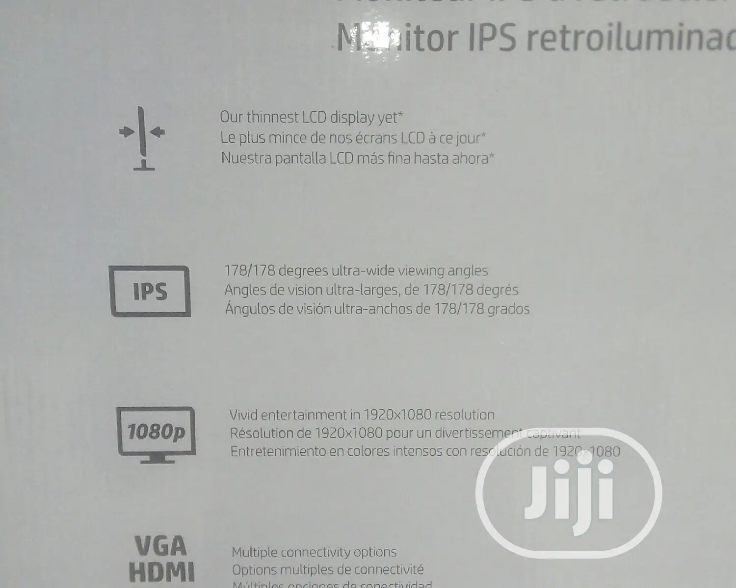 Hp 27 Inches Display Monitor