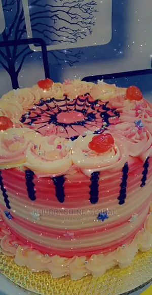 Pink Buttercream Cake
