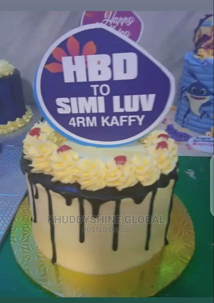 Chocolate Drip Birthday Cake