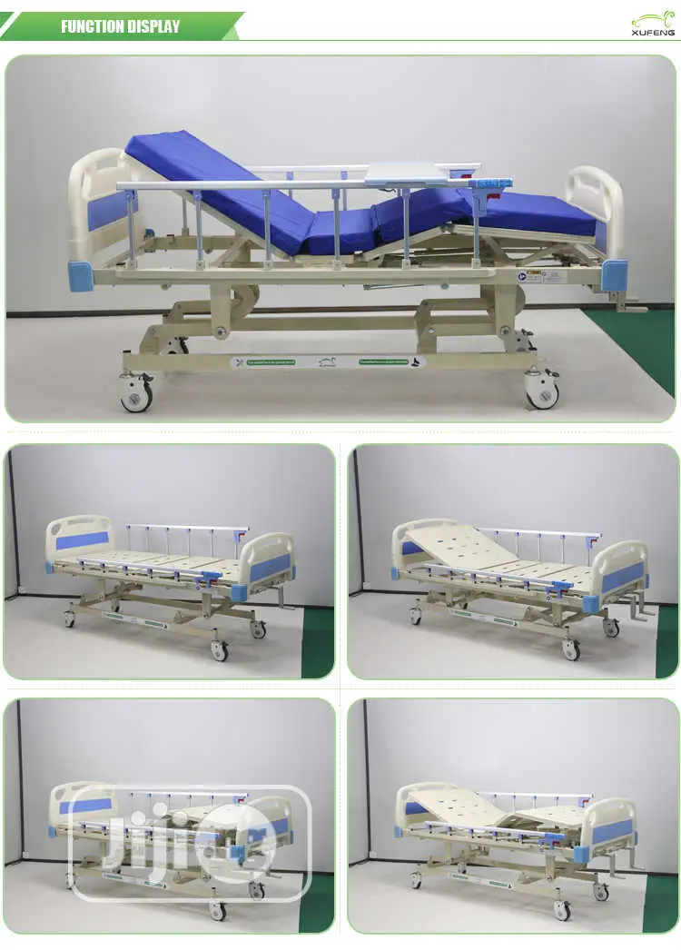 3 Function Manual Crank Patient Bed