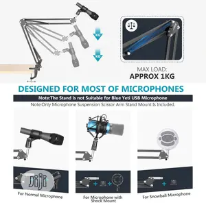 Microphone Scissor Arm Stand