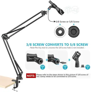 Professional Broadcasting Microphone Arm Stand